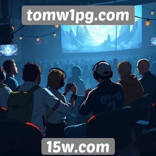 A comunidade de jogos no site tomw1pg.com